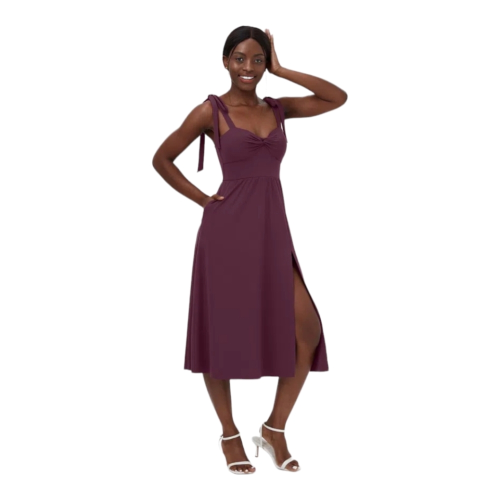 HALARA Red Backless Dress